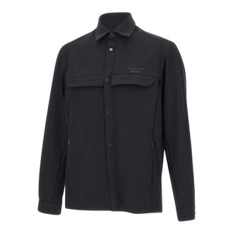 HUGO BOSS Hombre, Camisas, Negro, Talla: L