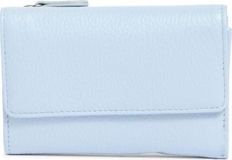 Mundi Rio Indexter Trifold Leather Wallet in Blue Silver at Nordstrom Rack