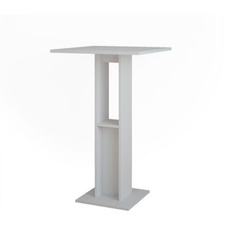 Vicco Tavolo da bar Repose, Bianco, 65 x 65 cm, Vicco