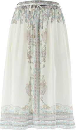 van Laack Reja Rok - Dames - Midirokken - Veelkleurig - L - Rokken