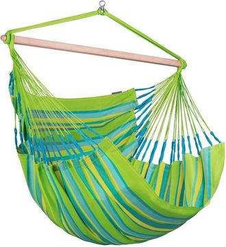 la siesta Silla Exterior Colgante Kingsize Domingo (lime)