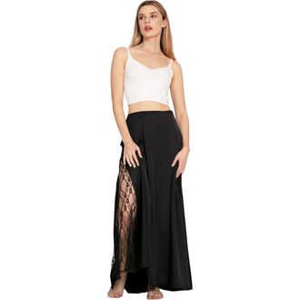 Belle & Bloom California Dreamin Maxi Skirt in Black at Nordstrom, Size X-Small Au