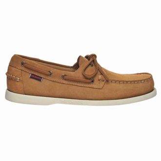 Sebago Sailor Shoes, female, Brown, Size: 10 1/2 US Portland Flesh Out