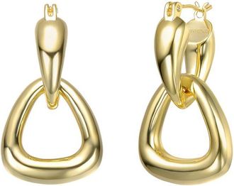 Rachel Glauber 14K Plated Drop Earrings