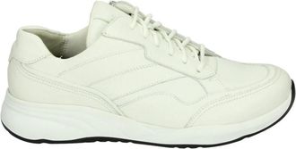 Durea Schoenen, Dames, Wit, 38 1/2 EU, Leer, 6308 K Sneaker