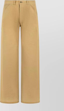 Maison Margiela straight leg cotton denim trousers with pockets