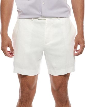 Theory Jarin Linen-Blend Short