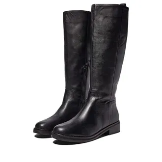 Abercrombie & Fitch Womens Abercrombie & Fitch Agra Tall Boots Black Leather Knee High ZAP1082