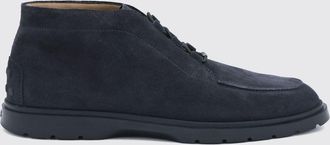 Tod's Polacchino in pelle di vitello scamosciata con punta tonda e suola in gomma