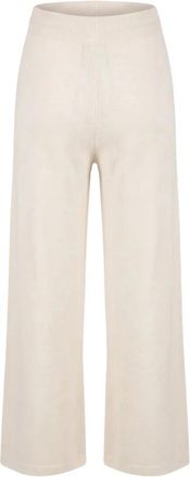 Autry Main Pants - Dames - Wijde Broeken - Beige - S - Wol - Broeken