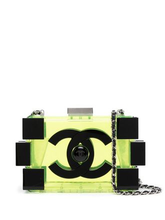 Chanel Boy Brick Lego clutch - Groen