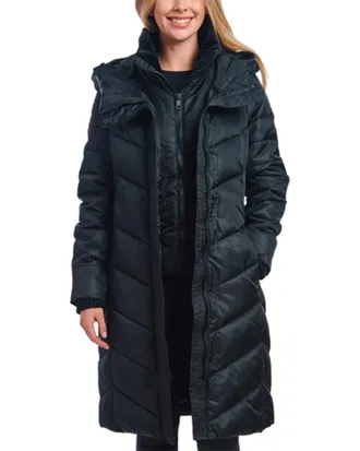 Kensie Long Down Jacket