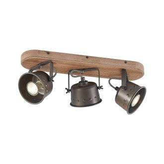 Lindby Lindby Foco Hal&oacute;geno rubinjo En Negro De Metal