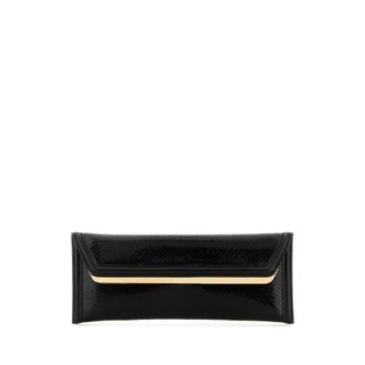 Dsquared2 Black Leather Evening Clutch