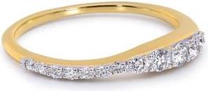 Monica Vinader Riva Pavé Lab Grown Diamond Ring in 18Ct Gold Vermeil at Nordstrom, Size 6.5