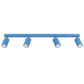 Sollux Lighting Plafone azul claro aluminio alt. 16.5 cm