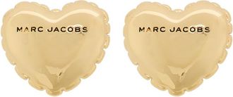 Marc Jacobs The Heart Balloon Stud Earrings - Gold - One Size