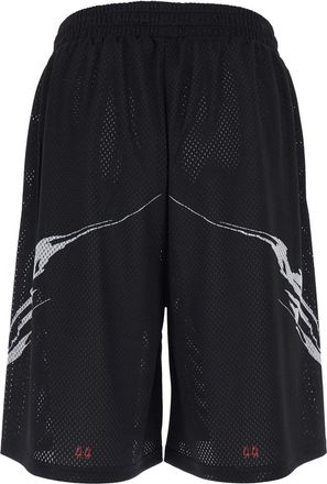 44 Label Group Mens Shorts Tech Fabric Black Polyester