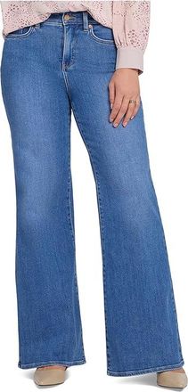 NYDJ Palazzo Jeans in Blue Paradise Womens Clothing Blue Paradise : 10 33, Cotton/Denim/Elastane