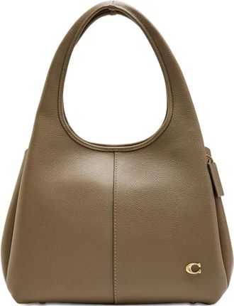 Coach Borsa tote zigrinata - Marrone