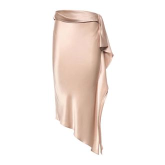 Pinko Midi Skirts, female, Pink, Size: S Midi Skirt