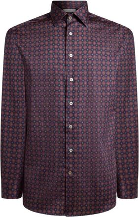 Etro Camisa Estampada - Shirts - Hombre - Multicolor - 2XL