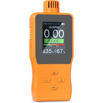 OEM Detector De Ozono, Medidor De Calidad Del Aire Interior (o3), Monitor Port&aacute;til De Calidad Del Aire, Term&oacute;metro E Higr&oacute;metro (con Alarma En Pantalla Lc