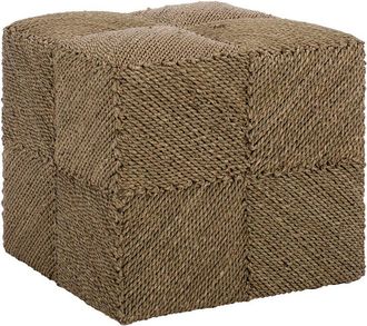 Safavieh Couture Malta Woven Seagrass Ottoman