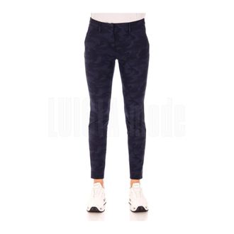 Mason's Cropped Broek - Dames - Vrijetijds broeken - Blauw - XL - Broeken