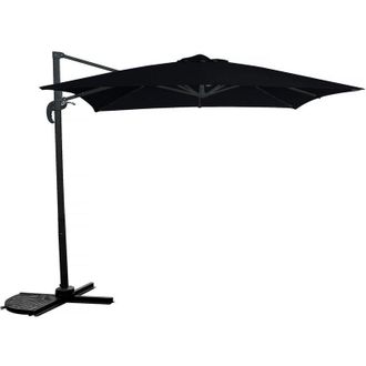 Habitat et Jardin Sombrilla De Jardin Deportada soleil - Cuadrada - 2.5 X 2.5 M - Negro