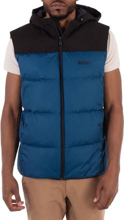 HUGO BOSS Logo Print Water-Repellent Vest