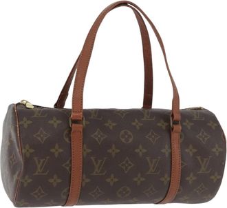 Louis Vuitton Papillon Monogram Canvas Brown Canvas Handbag (Pre-Owned)