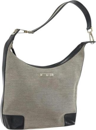 Gucci Pre-owned Shoulder Bags, female, Gray, Size: ONE SIZE Pre-owned Vintage Shoulder Bag