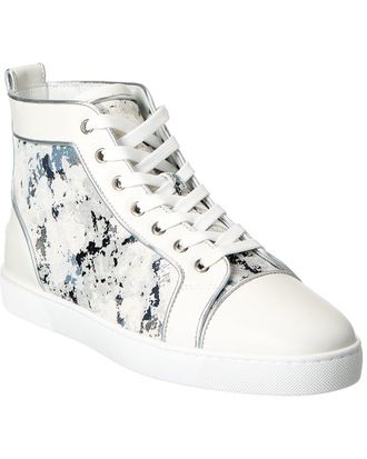 Christian Louboutin Louis Leather High-Top Sneaker
