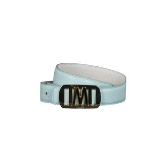 Moorer Belts, female, White, Size: 90 CM Reversible Two-Tone Belt