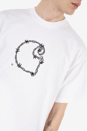 Carhartt Work in Progress S/S Barbwire C T-Shirt white