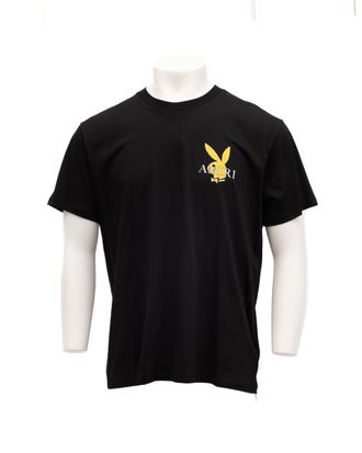 Amiri Black Cotton Mens T-Shirt