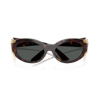 Versace 0ve4503u Oval Tortoiseshell Sunglasses