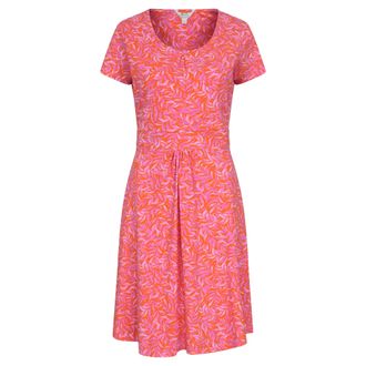 Mountain Warehouse Dames Orchidee Bladeren Jurk (Helderroze)