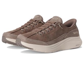 Skechers Contour Foam Cozy Fit Hands Free Slip-ins Womens Shoes Dark Taupe : 9.5 B - Medium, Synthetic