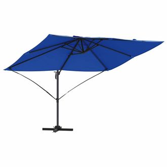 Berkfield Home Azure Blue Cantilever Umbrella Azure Blue