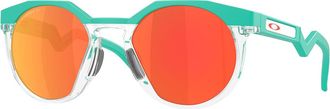 Oakley OO9242A HSTN Asian Fit Polarized 924216 Mens Sunglasses Green Size 52
