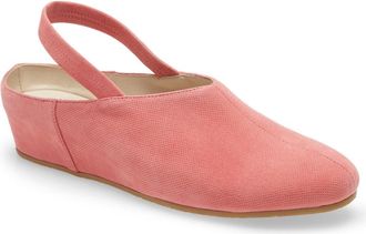 Amalfi By Rangoni Valter Slingback Wedge in Coral Cashmere at Nordstrom Rack, Size 6.5
