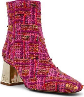 Betsey Johnson Stevie Bootie in Pink Multi at Nordstrom, Size 9.5