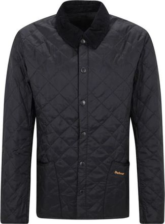 Barbour Gewatteerde Heritage Jas - Heren - Zomerjassen - Zwart - XL - Jassen