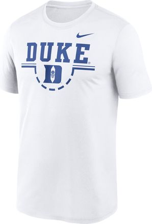 Nike Duke Courtside Nike Mens Dri-FIT College T-Shirt in White | 02TI10ADU-5DA