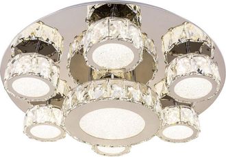 Globo Lighting plafón - Amur - cromo - metal - ø 55cm - led - 49350-60