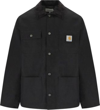 Carhartt Work in Progress Michigan Coat (Winter) - Heren - Zomerjassen - Zwart - XL - Katoen - Jassen