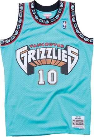 Mitchell & Ness Vancouver Grizzlies Mike Bibby Swingman Jersey - Heren - Fitness - Blauw - S - Fitness