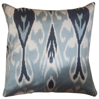 Les-Ottomans Silk Ikat Cushion
